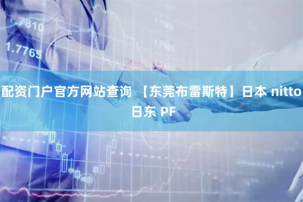 配资门户官方网站查询 【东莞布雷斯特】日本 nitto 日东 PF
